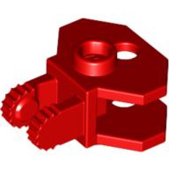 Hinge 1 x 2 Locking with 2 Fingers, 9 Teeth and Tow Ball Socket