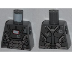 Torso Armor with '002', 'FF446', 'DANGER', and White Rectangle Pattern