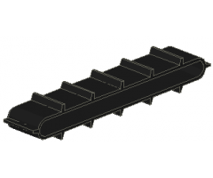 Conveyor Belt Inclined 12 Tread Links