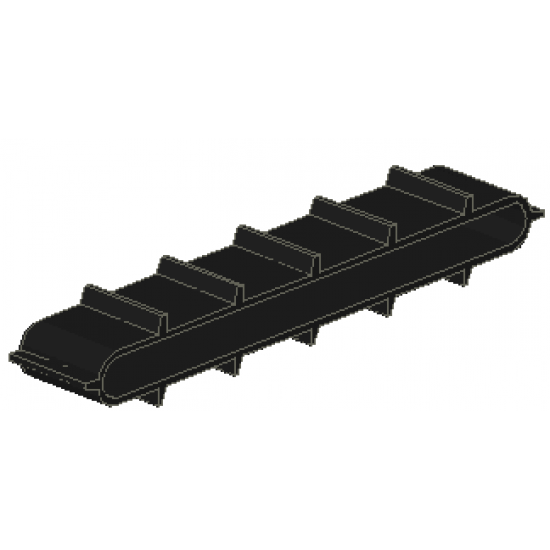 Conveyor Belt Inclined 12 Tread Links