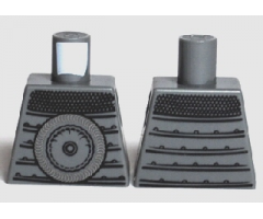 Torso Armor with Large Disc and Chain Mail Pattern