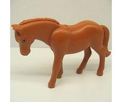 Horse, Belville with Black Rimmed Eyes with Black Pupils and Whites Pattern