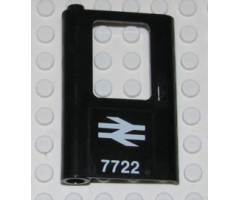 Door 1 x 4 x 5 Train Left with British Railways '7722' Pattern (Sticker) - Set 7722