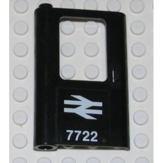 Door 1 x 4 x 5 Train Left with British Railways '7722' Pattern (Sticker) - Set 7722