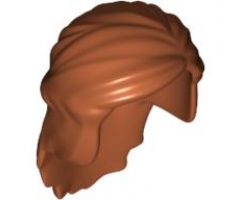 Minifigure, Hair Female Mid-Length with Braid around Sides