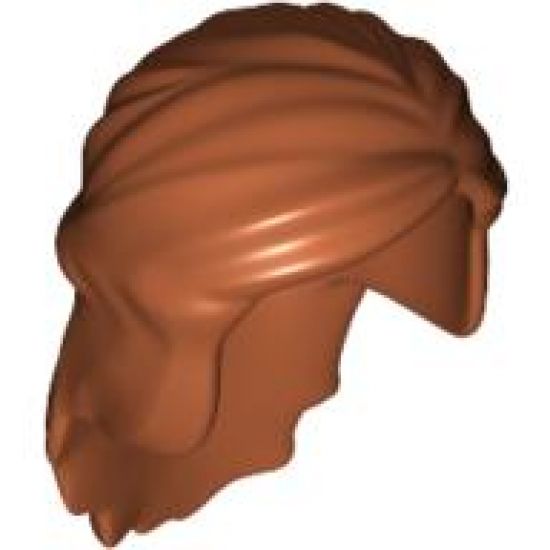 Minifigure, Hair Female Mid-Length with Braid around Sides