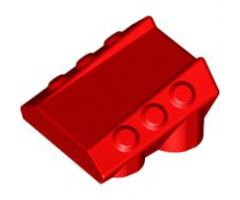 Brick, Modified 2 x 2 No Studs, Sloped with 6 Side Pistons Raised
