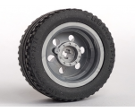 Wheel & Tire Assembly 30.4mm D. x 20mm with No Pin Holes and Reinforced Rim with Black Tire 43.2 x 22 ZR (56145 / 44309)