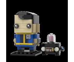 Brickheadz - Norm MacLean and the Brain on a Roomba (Fallout TV Series)