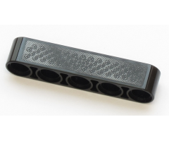 Technic, Liftarm 1 x 5 Thick with Silver and Black Tread Plate Pattern (Sticker) - Set 42043