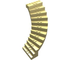 Stairs 13 x 13 x 12 Curved Open