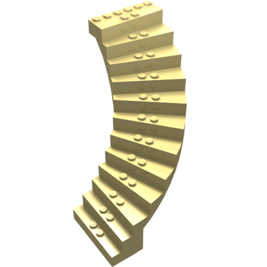 Stairs 13 x 13 x 12 Curved Open