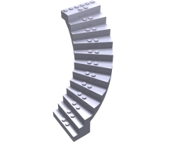 Stairs 13 x 13 x 12 Curved Open