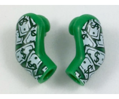 Arm, (Matching Left and Right) Pair with Dollar Bills Pattern