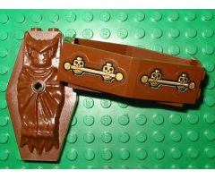 Container Coffin with Vampire Relief Lid and Skulls Pattern (Stickers) - Set 1381