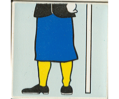 Duplo, Tile 2 x 2 x 1 with Community Mosaic Picture 12 Pattern (Set 9221)