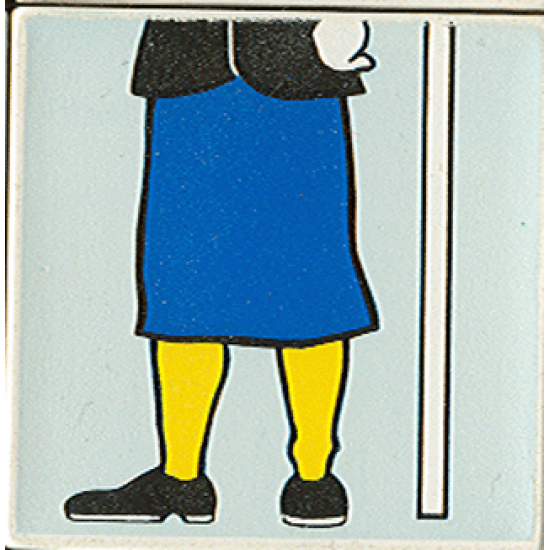 Duplo, Tile 2 x 2 x 1 with Community Mosaic Picture 12 Pattern (Set 9221)