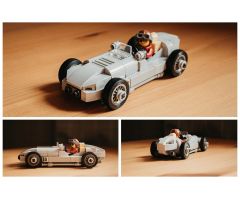 W165 1930s Grand Prix Race Car