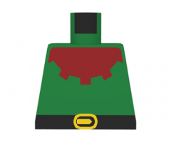 Torso Castle Forestman Red Collar Pattern