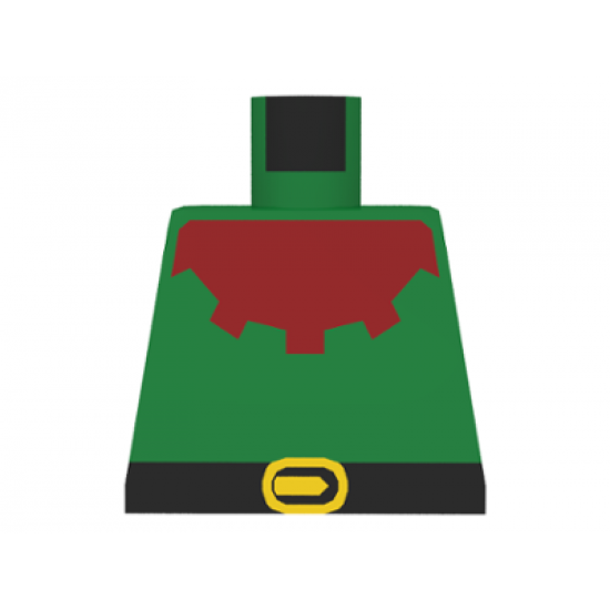 Torso Castle Forestman Red Collar Pattern