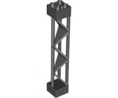 Support 2 x 2 x 10 Girder Triangular Vertical - Type 1 - Solid Top, 3 Posts