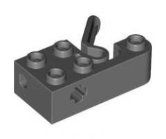Projectile Launcher 2 x 4 with 5 Studs, Axle Hole and Pin Lever