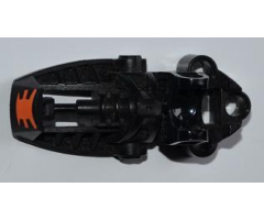 Bionicle Toa Metru Foot with Orange Decorative Pattern (Sticker) - Set 8101
