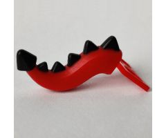 Minifigure, Body Wear Costume Tail Dragon with Black Spikes
