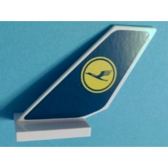 Tail Shuttle with Lufthansa Logo Pattern on Both Sides (Stickers) - Set 40146