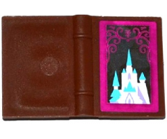 Minifigure, Utensil Book 2 x 3 with Ice Castle Pattern (Sticker) - Set 41062