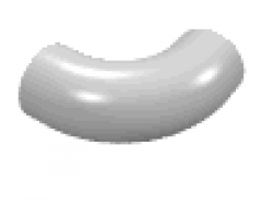 Brick, Round 1 x 1 d. 90 Degree Elbow - No Stud - Type 1