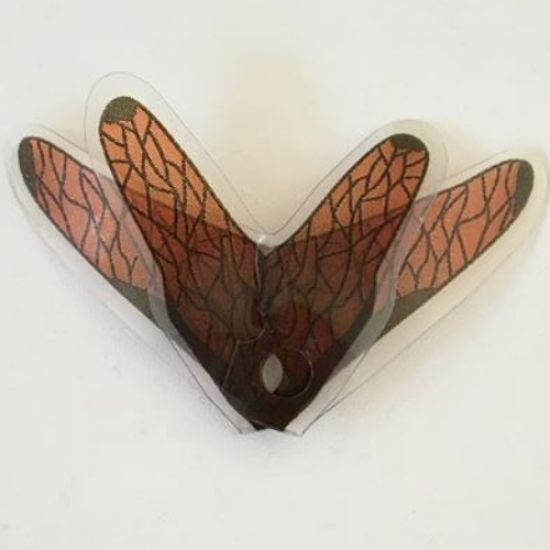 Minifigure, Body Wear Wings with SW Geonosian Pattern