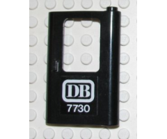 Door 1 x 4 x 5 Train Right with White 'DB 7730' Pattern (Sticker) - Set 7730