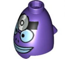 Minifigure, Head, Modified SpongeBob Doctor Pattern
