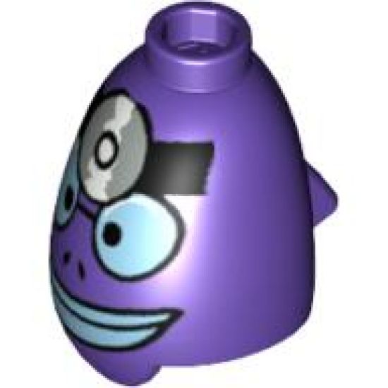 Minifigure, Head, Modified SpongeBob Doctor Pattern