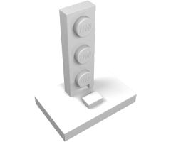 Bracket 2 x 3 - 1 x 3 (Train Signal Stand)