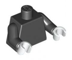 Torso Plain / Black Arms / White Hands
