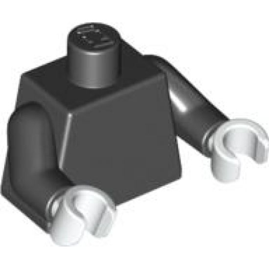 Torso Plain / Black Arms / White Hands