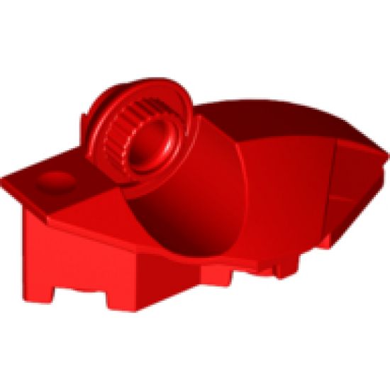 Large Figure Part Foot with Rotation Ball Joint Half (Vertical Side)