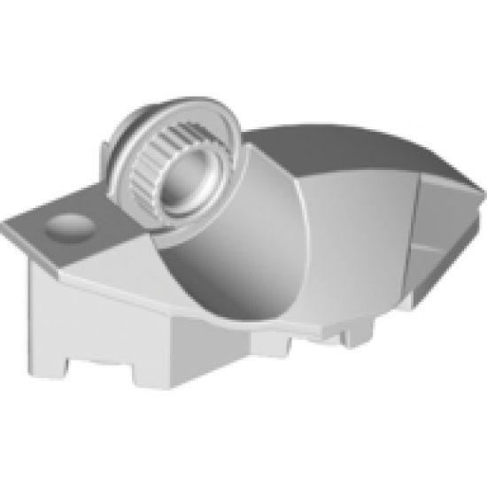 Large Figure Part Foot with Rotation Ball Joint Half (Vertical Side)
