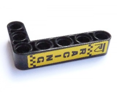 Technic, Liftarm 3 x 5 L-Shape Thick with 'RACING' Pattern (Sticker) - Sets 8041 / 42041