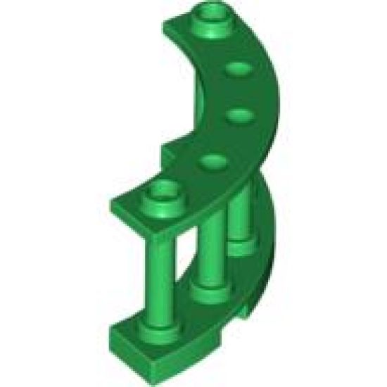 Fence 4 x 4 x 2 Quarter Round Spindled with 2 Studs