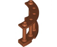 Fence 4 x 4 x 2 Quarter Round Spindled with 2 Studs