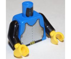 Torso Castle Breastplate Pattern / Black Arms / Yellow Hands