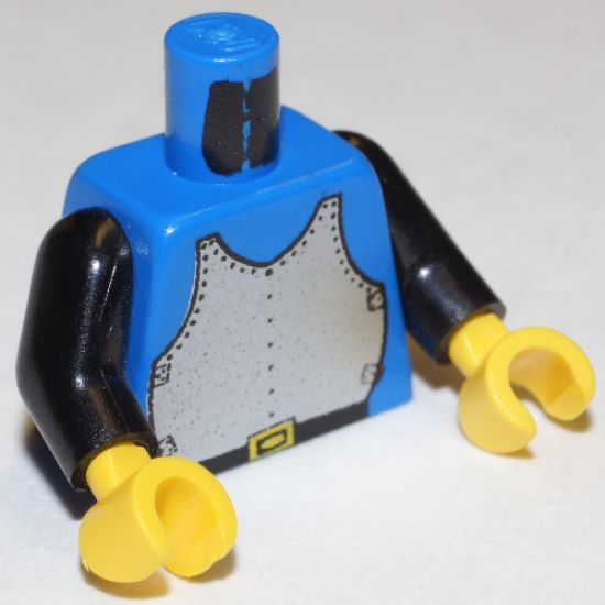 Torso Castle Breastplate Pattern / Black Arms / Yellow Hands