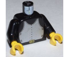 Torso Castle Breastplate Pattern / Black Arms / Yellow Hands