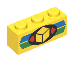 Brick 1 x 3 with Cargo Pattern