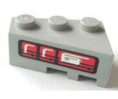 Wedge 3 x 2 Left with Taillights Pattern (Sticker) - Set 8479