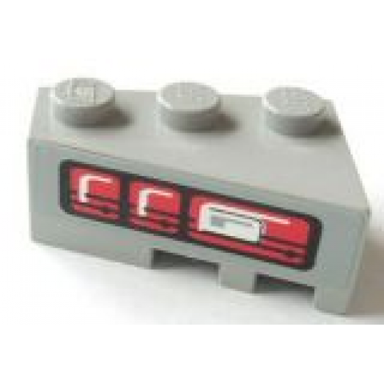 Wedge 3 x 2 Left with Taillights Pattern (Sticker) - Set 8479