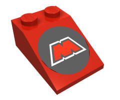 Slope 33 3 x 2 with M:Tron Logo Pattern